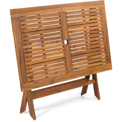 Fieldmann - Hopfällbart trädgårdsbord 120x70 cm akacia