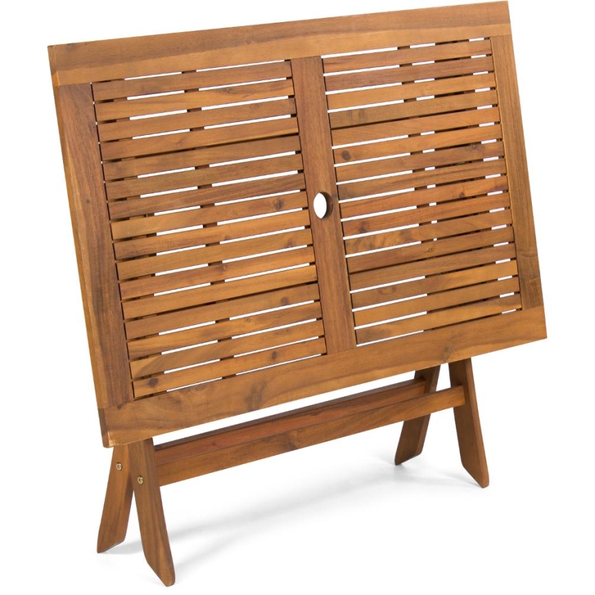 Fieldmann - Hopfällbart trädgårdsbord 120x70 cm akacia