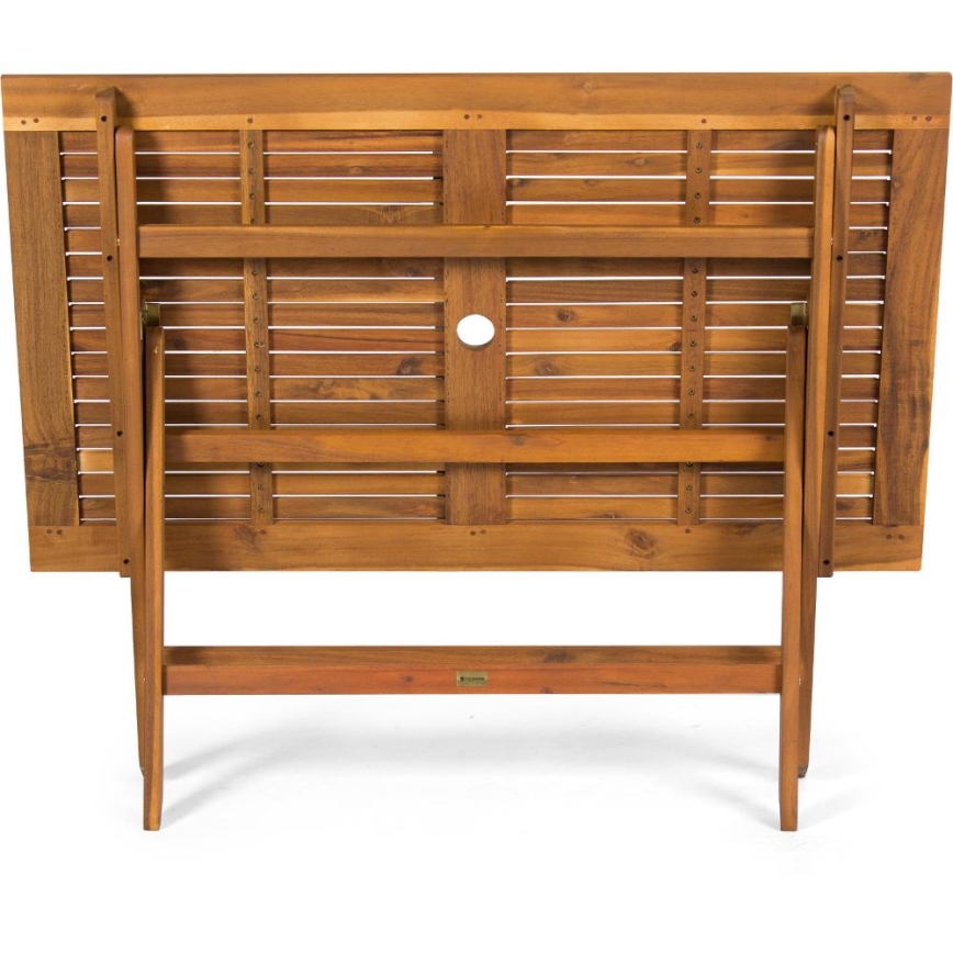 Fieldmann - Hopfällbart trädgårdsbord 120x70 cm akacia