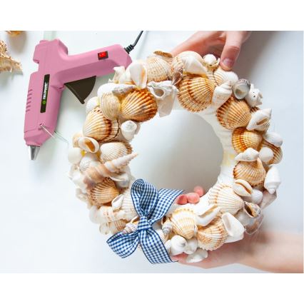 Fieldmann - Limpistol 100W/230V rosa