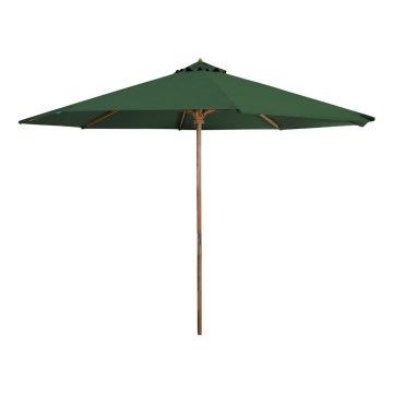 Fieldmann - Parasoll diameter 3 m grön/acacia