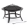 Fieldmann - Portable campfire ring med en grate diameter 74 cm