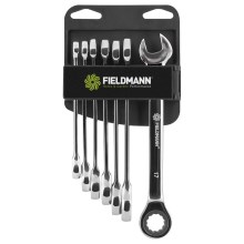 Fieldmann - Uppsättning skiftnycklar med en spärrhake 7 st