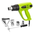 Fieldmann - Varmluftspistol med tillbehör 2000W/230V
