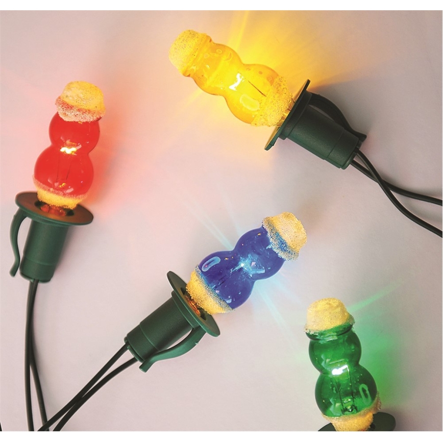 Julbelysning FIGURINE 12xE10/10,7 m, Tillverkad i Tjeckien