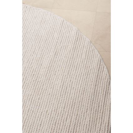 FIR WOOL-matta 160 cm, 2600 g/m², krämfärgad/naturlig