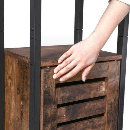 FIRA skåp brun/svart