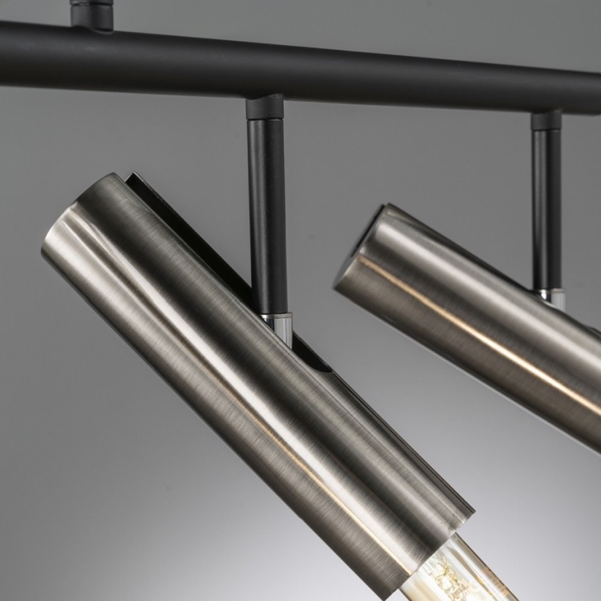 Fischer & Honsel 60369 - Ljuskrona med upphängningsrem DEAN 5xE27/25W/230V