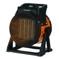 Fläktvärmare med keramiskt värmeelement 1000/2000W/230V orange/svart