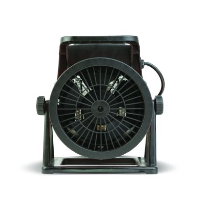 Fläktvärmare med keramiskt värmeelement 1000/2000W/230V orange/svart