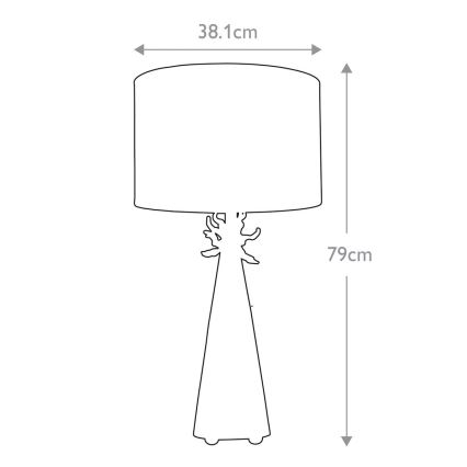 Flambeau - Bordslampa NEO 1xE27/60W/230V