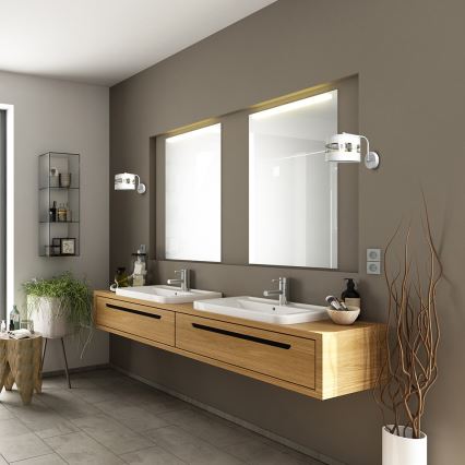 Flexibel armatur ULTIMO 1xE27/60W/230V vit