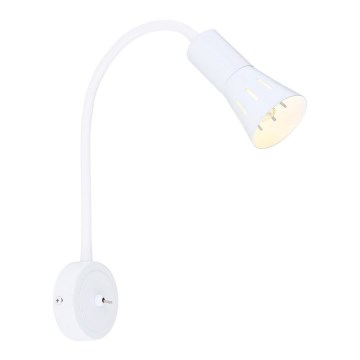 Flexibel bordslampa ARENA 1xE14/40W/230V vit