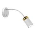 Flexibel bordslampa JOKER 1xGU10/8W/230V vit/guld