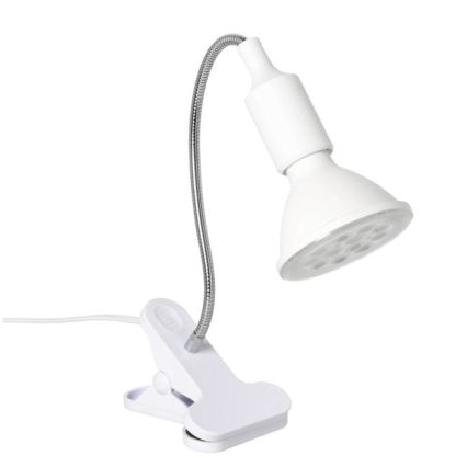 Flexibel bordslampa med klämma för växtodling PLANTY 1xE27/30W/230V vit