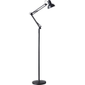 Flexibel golvlampa AURIQ 1xE27/60W/230V 184 cm svart