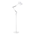 Flexibel golvlampa AURIQ 1xE27/60W/230V 184 cm vit