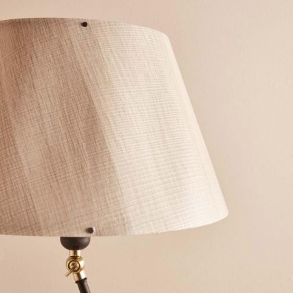 Flexibel golvlampa AYD 1xE27/40W/230V svart/beige