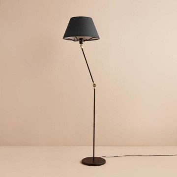 Flexibel golvlampa AYD 1xE27/40W/230V svart