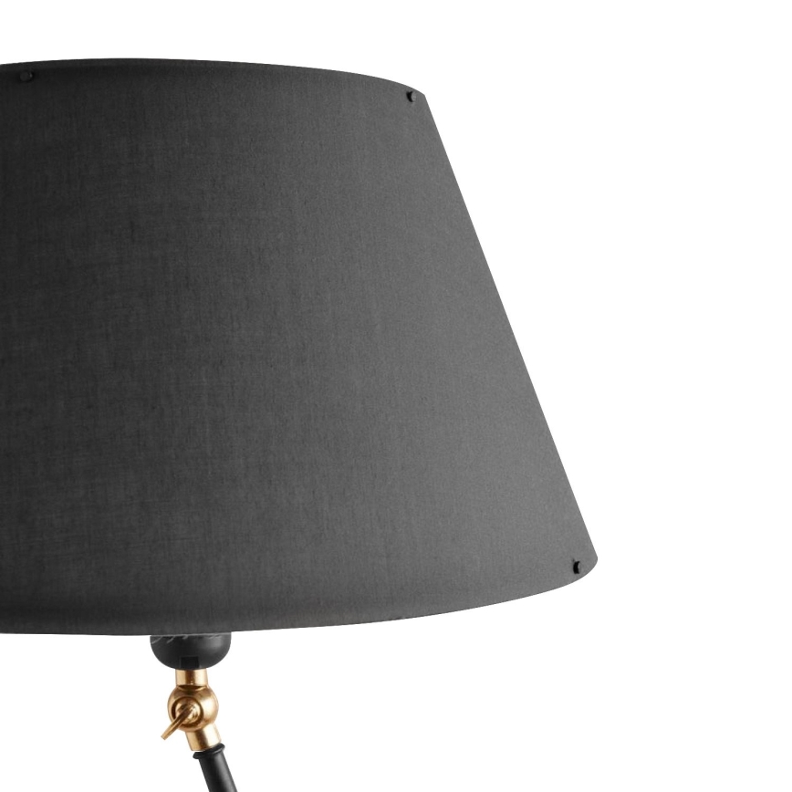 Flexibel golvlampa AYD 1xE27/40W/230V svart