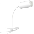 Flexibel klämlampa PUNTO 1xGU10/9W/230V vit