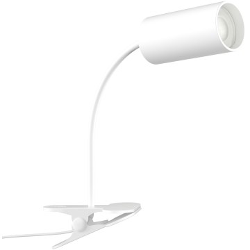 Flexibel klämlampa PUNTO 1xGU10/9W/230V vit