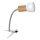 Flexibel klämlampa SVENDA 1xE27/60W/230V ek/vit