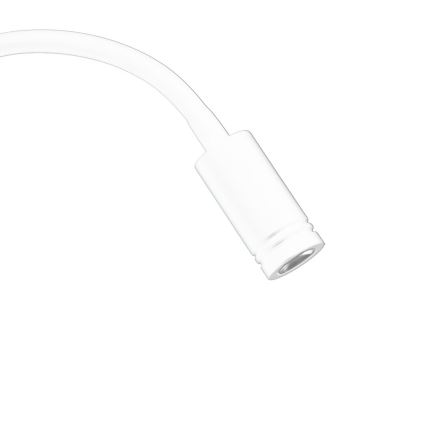 Flexibel LED‑vägglampa med USB, BASE – LED 8W + LED 2W, 230V, vit
