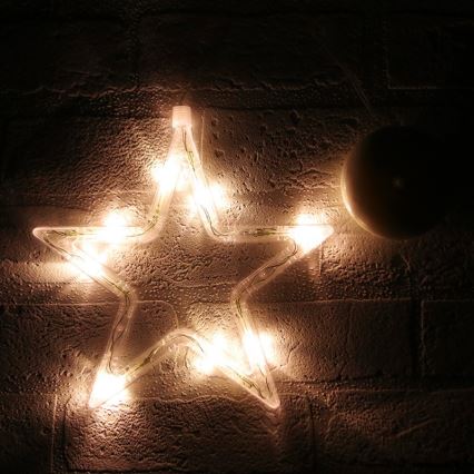 Fönsterdekoration 8xLED/3xAA