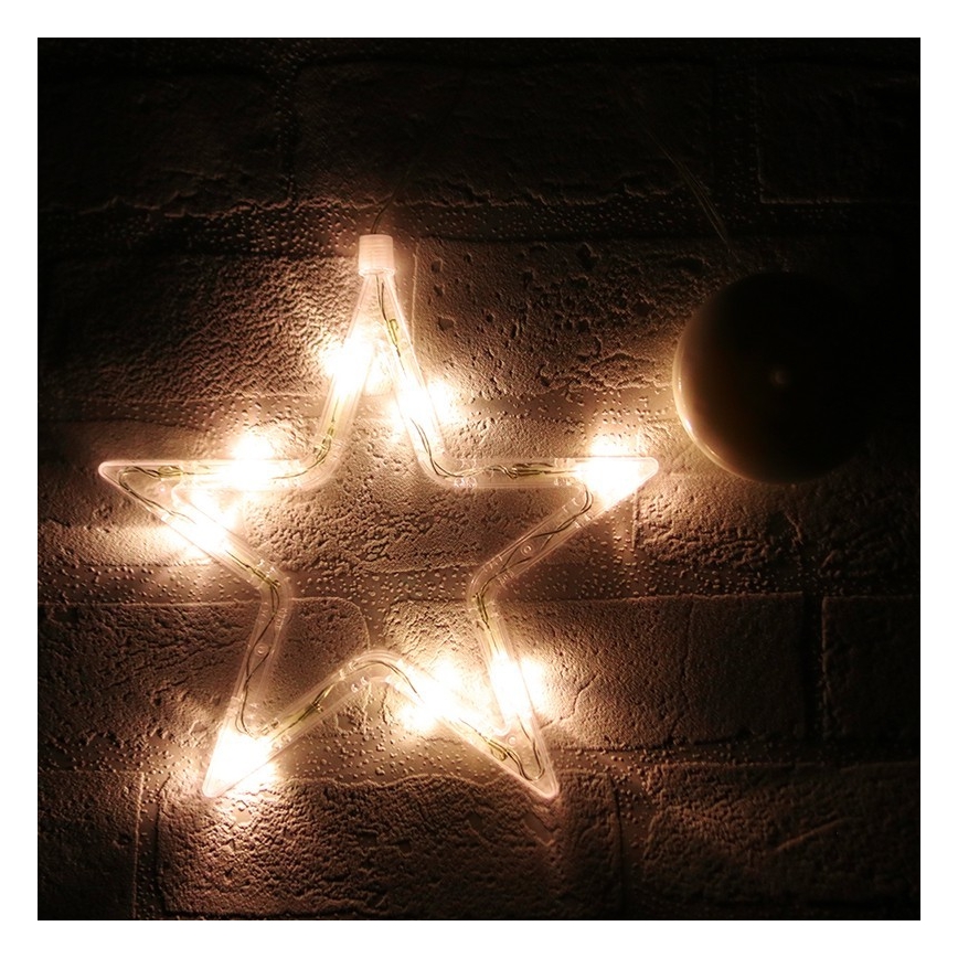 Fönsterdekoration 8xLED/3xAA