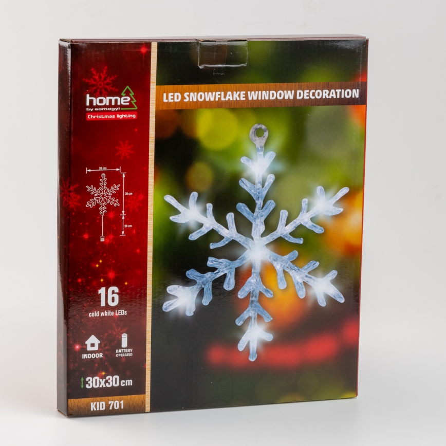 Fönsterdekoration 8xLED/3xAA