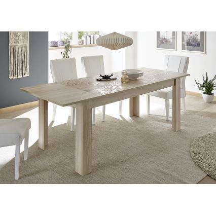 Förlängningsbart matbord ARIA i Sonoma-ek