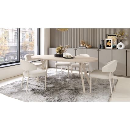 Förlängningsbart matbord ARTUR beige