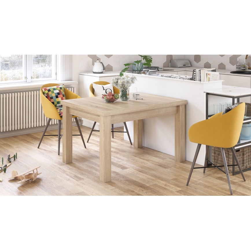 Förlängningsbart matbord för 12 personer RALF Sonoma-ek