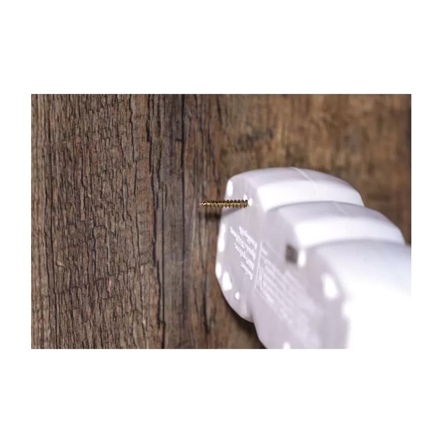 Förlängningskabel 3Z 7m vit