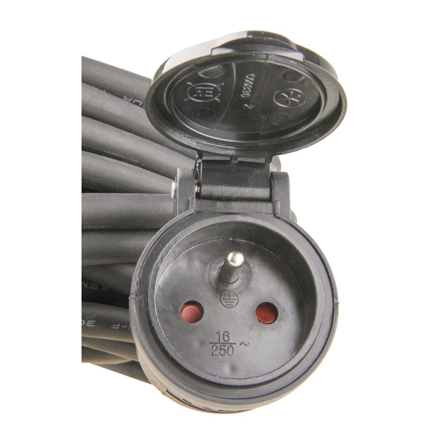 Förlängningskabel GUMA, 1 uttag, 20 m, IP44