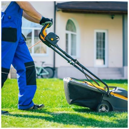 Förlängningskabel LINEA G med 1 uttag, 20 m, orange