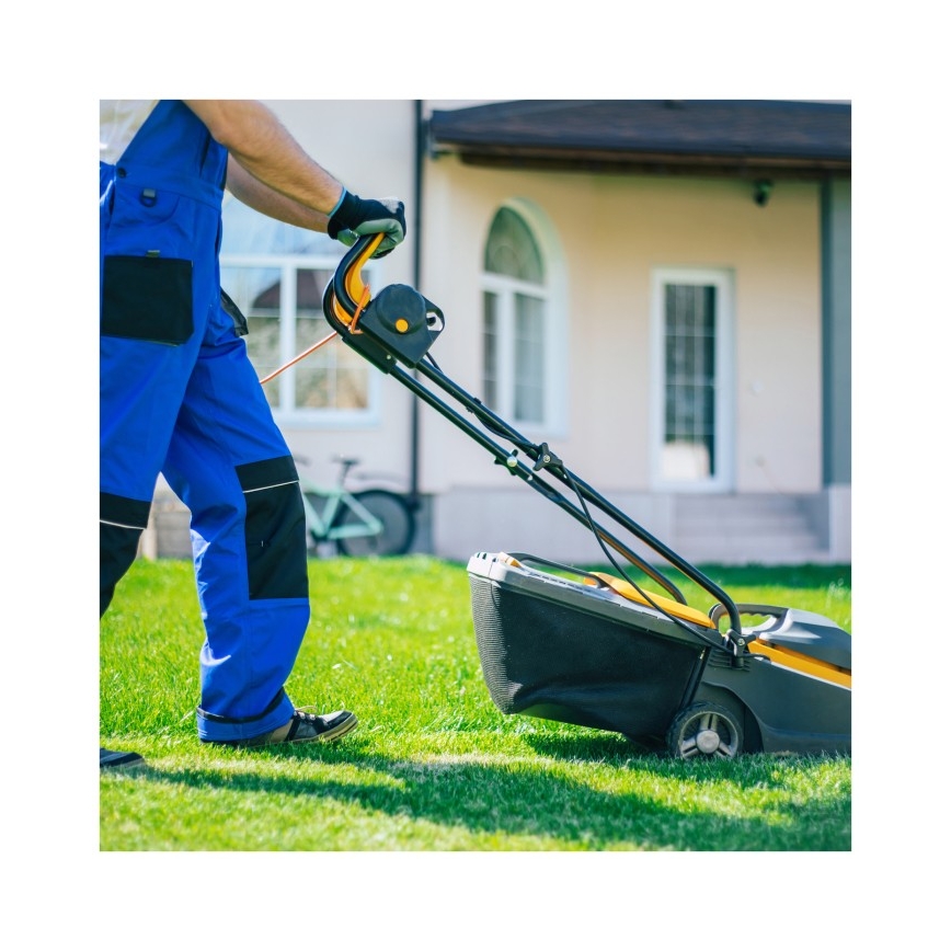 Förlängningskabel LINEA G med 1 uttag, 20 m, orange