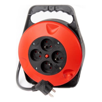 Förlängningskabelrulle 4Z 8m
