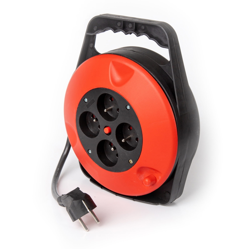 Förlängningskabelrulle 4Z 8m