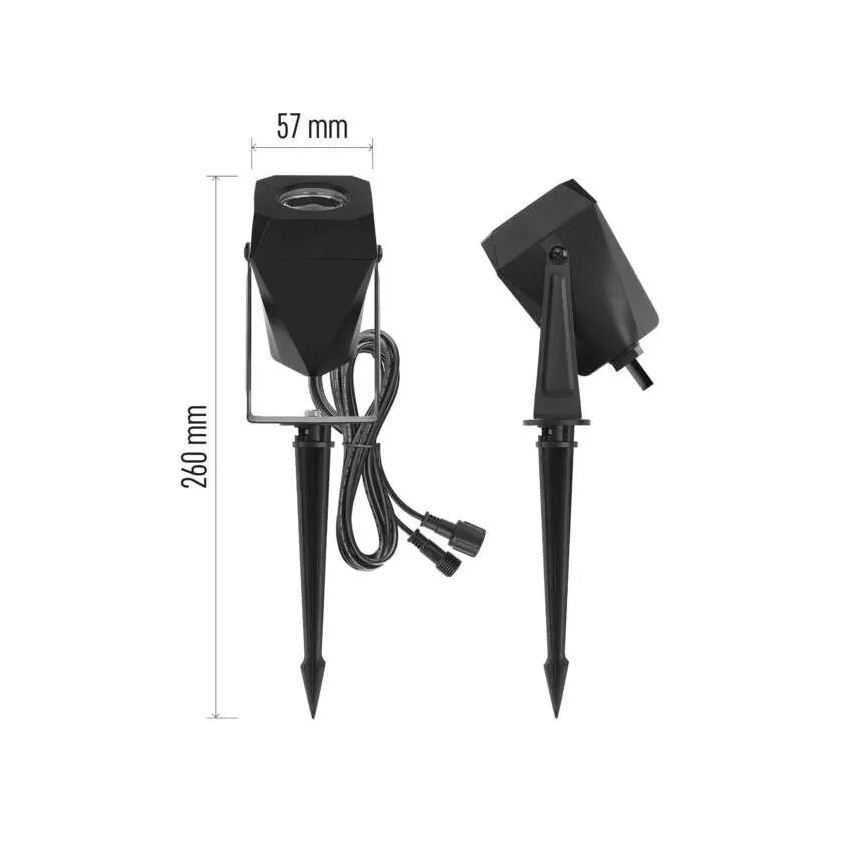 LED RGBIC Ljusreglerad utomhus lampa GoSmart - förlängning LED/1,5W/230V 3000-6500K IP65 Wi-Fi Tuya