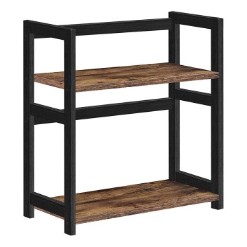 Förvaringshylla MARGE brun/svart