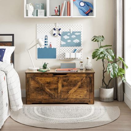 Förvaringskista TOVIAN brun