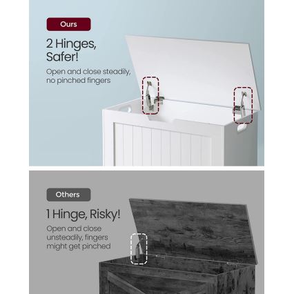 Förvaringskista TOVIAN vit