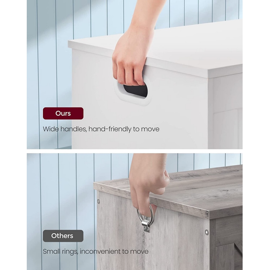 Förvaringskista TOVIAN vit