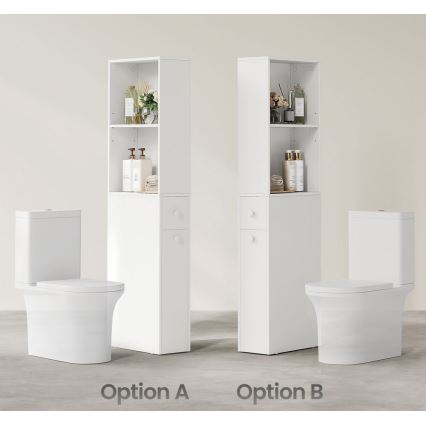 Förvaringsskåp NALA, vitt