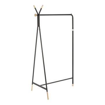 Fristående klädhängare 165x91 cm CHENE svart