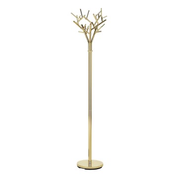 Fristående klädhängare 180x40 cm BRANCHE guld