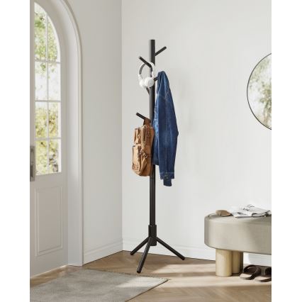 Fristående klädhängare LINEA, svart