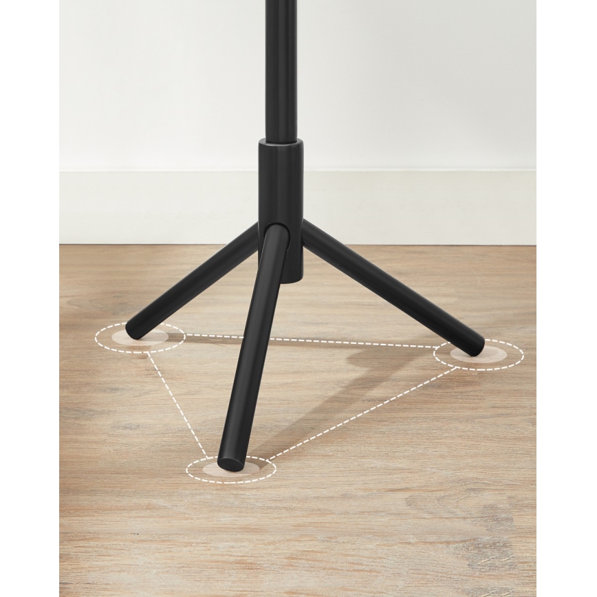 Fristående klädhängare LINEA, svart